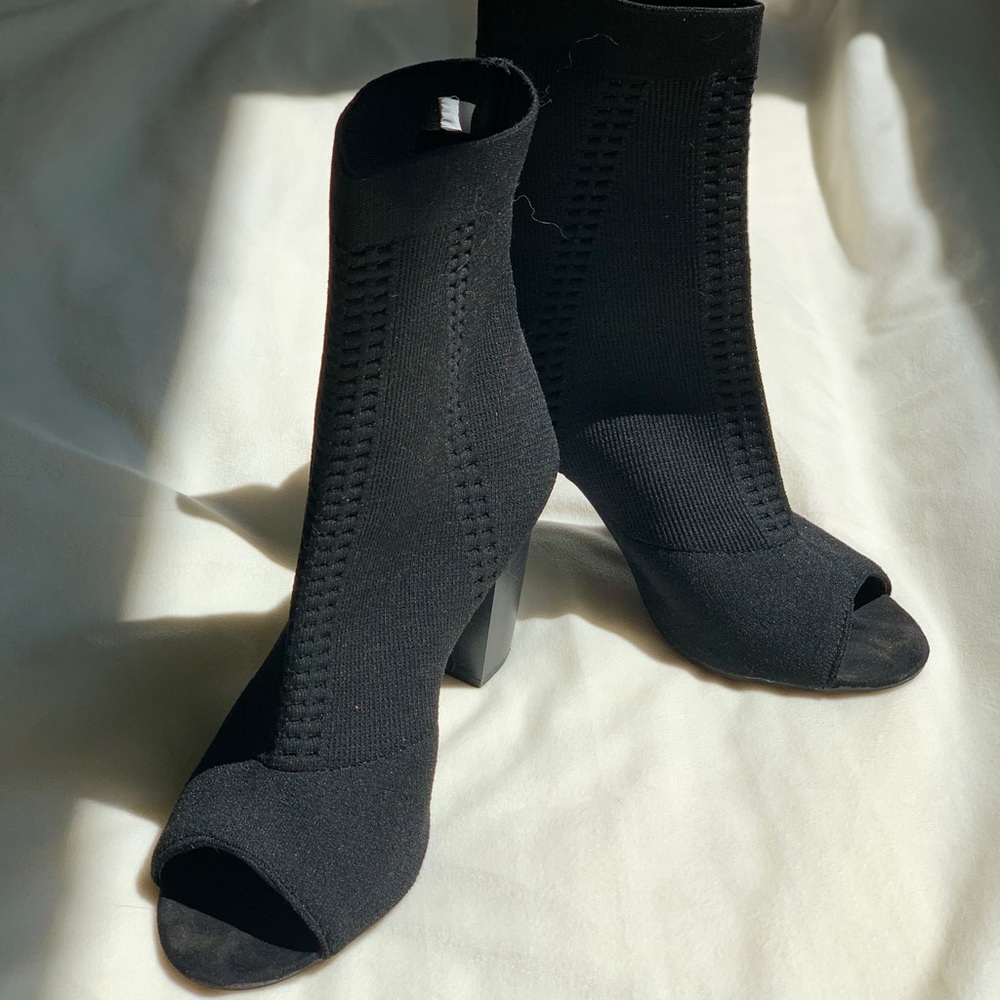 Open toe Ankle boots
